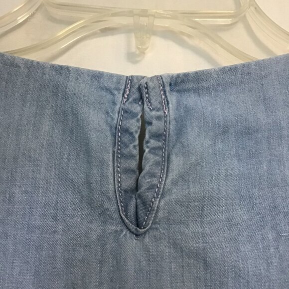 Benin Plain Crew Neck Dress with Back Keyhole Button Size 8 - Picture 11 of 15